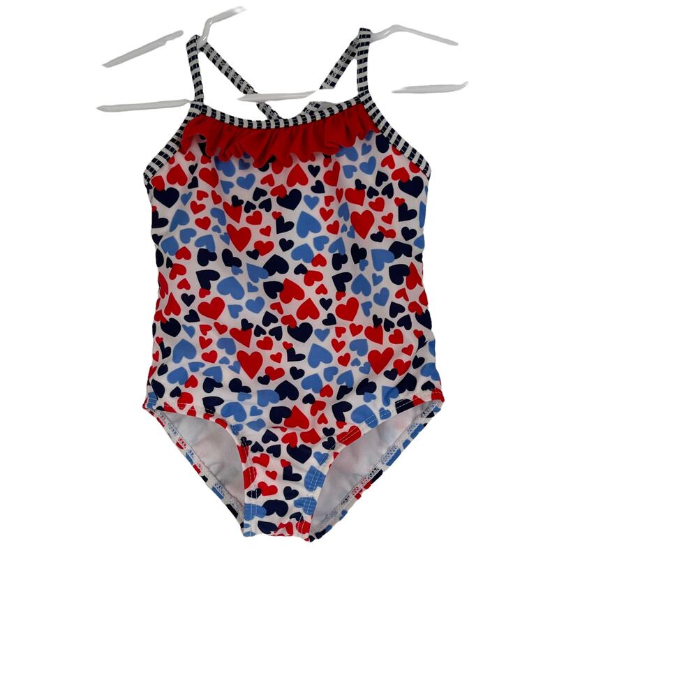 Healthtex Size 24 Mo Red White & Blue 4th of July Swimming‎ Suit
